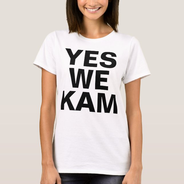 CAMISETA "SÍ, KAM" (Anverso)