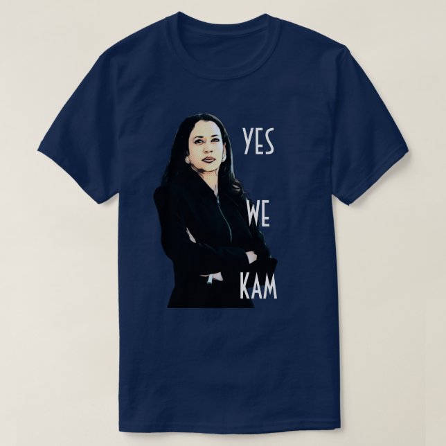 Camiseta Sí, Kam Kamala Harris T-Shirt (Diseño del anverso)