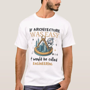 Camiseta Si la arquitectura fuera fácil