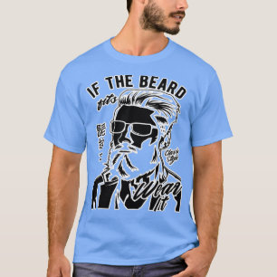 Camiseta Si La Barba Encaja, Usa El Hombre De La Barba