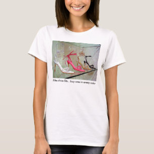 Camiseta Si la compra una de los ajustes del zapato… en
