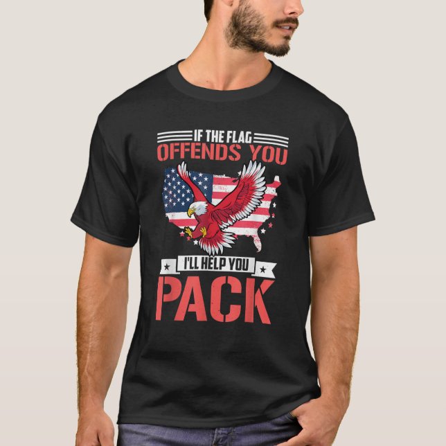 Camiseta Si la marca te ofende, te ayudaré a empaquetar (Anverso)