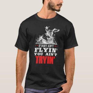 Camiseta Si la tierra no vuela Caballo Montar toros para ho
