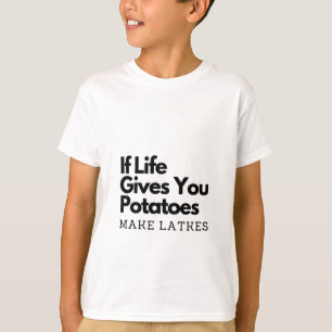 Camiseta Si la vida te da papas, ponte freno