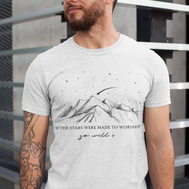 Camiseta Si Las Estrellas Fueron Hechas Para Adorar Camiset (Subido por el creador)