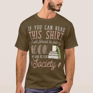 Camiseta Si Leíste Esto Me Obligaron A Bajar Mi Libro