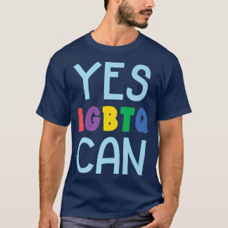 Camiseta Sí LGBTQ puede igualdad de género mes de orgullo a