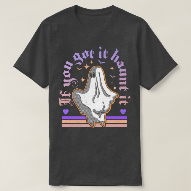 Camiseta Si Lo Conseguiste, Funny Halloween Ghost Pas (Diseño del anverso)