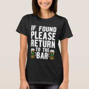 Camiseta Si Lo Encuentra, Vuelva Al Bar St Paddy Drinkin