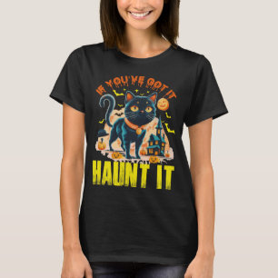 Camiseta Si lo tienes, Black Cat Halloween