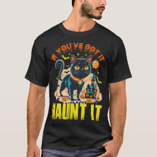 Camiseta Si lo tienes, Black Cat Halloween