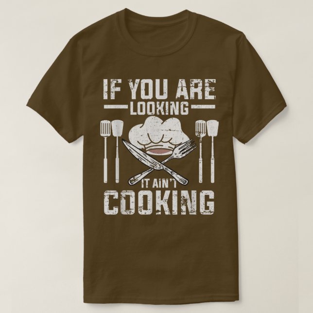 Camiseta Si Lo Ves, Cocina Graciosa De Cocina (Diseño del anverso)