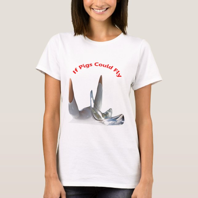 Camiseta Si los cerdos pudieran volar (Anverso)