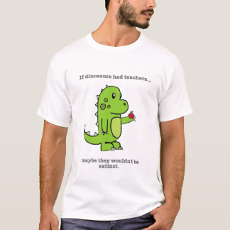 Camiseta Si los dinosaurios tenían profesores