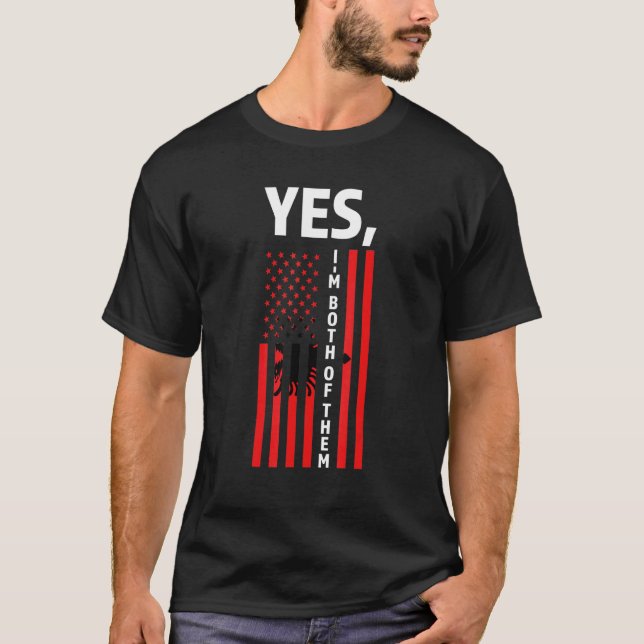 Camiseta Sí, los dos soy albaneses (Anverso)