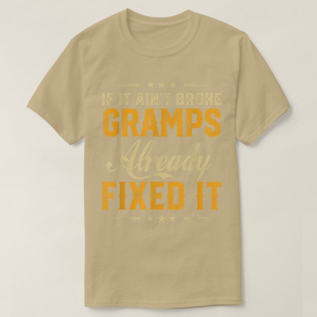 Camiseta Si Los Gramps Ya Se Rompieron, Funny Fathe (Diseño del anverso)