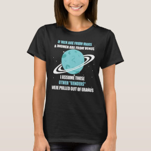 Camiseta Si Los Hombres Son De Marte Y Las Mujeres Son De V