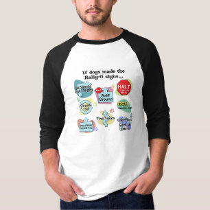 Camiseta Si los perros hechos reúnen Rótulos