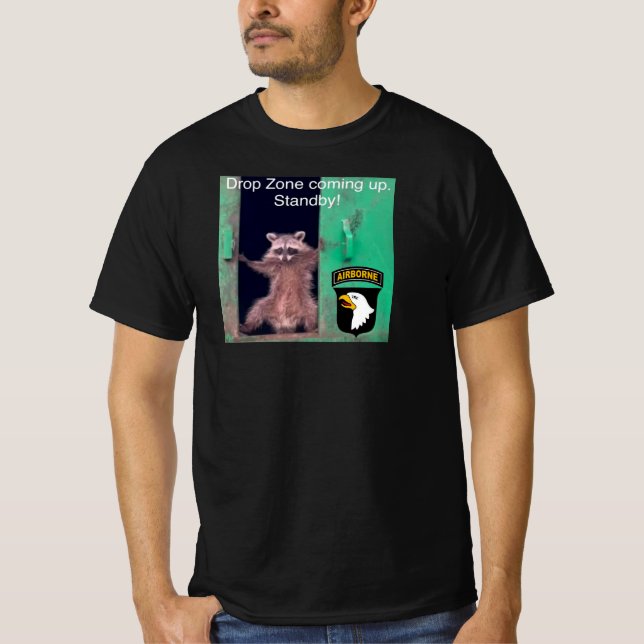 CAMISETA SI LOS RACCONS FUERAN PARATROÓPICOS (Anverso)