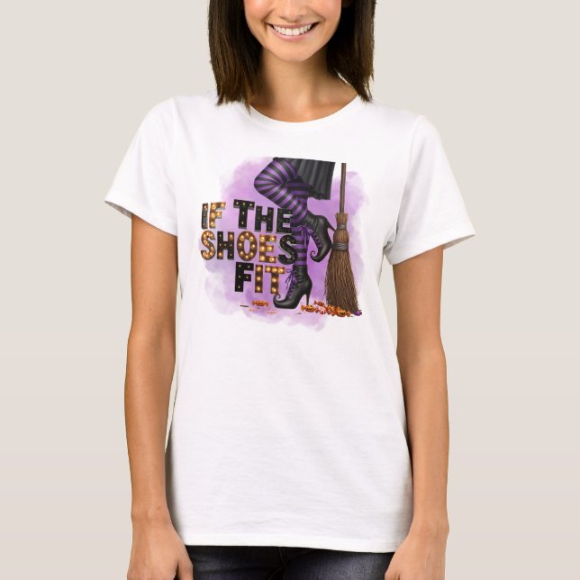 Camiseta Si Los Zapatos Se Ajustan (Anverso)