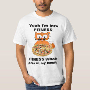 Camiseta Sí, Me Apasiona El Fitness, Gato De Dibujos Animad
