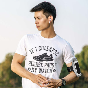 Camiseta Si Me Colapso, Por Favor, Pare Mi Reloj