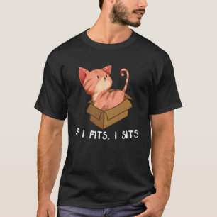 Camiseta Si Me Encaja, Sentaré El Humor De Cat Square Kitte
