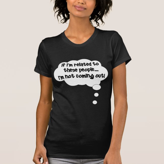 Camiseta Si me relaciono con esta gente, no estoy saliendo (Anverso)
