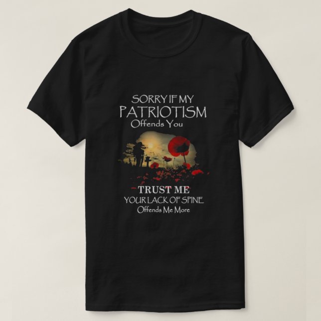 Camiseta Si mi patriotismo (Diseño del anverso)