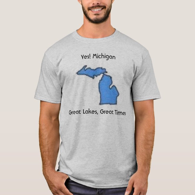 Camiseta ¡Sí! Michigan (Anverso)