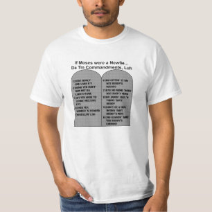 Camiseta Si Moses era un Newfie… DA estañe los