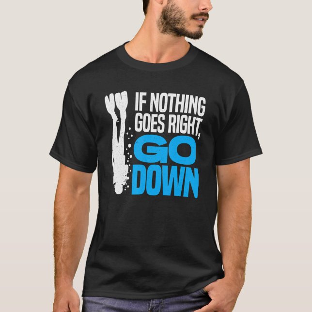 Camiseta Si Nada Va Bien, Baja Scuba Buceando S (Anverso)