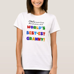Camiseta Si no conocido como regalos de la abuelita