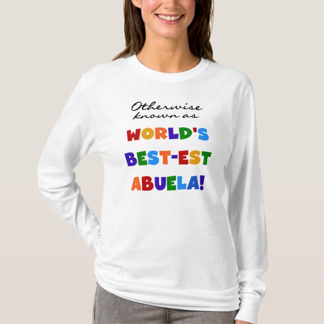 Camiseta Si no conocido como regalos del Mejor-est Abuela (Anverso)