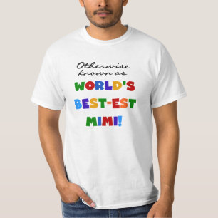 Camiseta Si no conocido como regalos Mejor-est Mimi