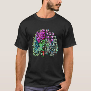 Camiseta Si no crees que tienen almas, perro caniche