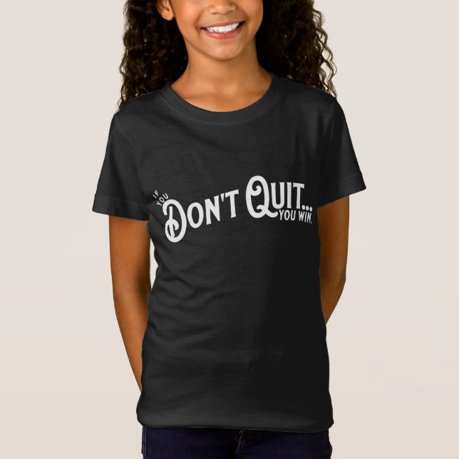 Camiseta Si no dejas... ganas. (Anverso)