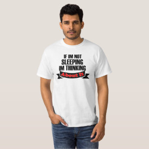Camiseta si no estoy durmiendo estoy pensando en ello, cami