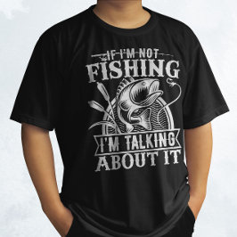 Camiseta Si no estoy pescando al pescador amante, papá Humo