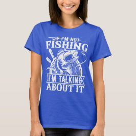 Camiseta Si no estoy pescando al pescador amante, papá Humo