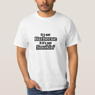 Camiseta Si no fuma la parrillada de los hombres de la cami