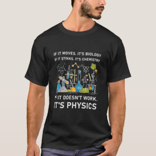 Camiseta Si no funciona es Física