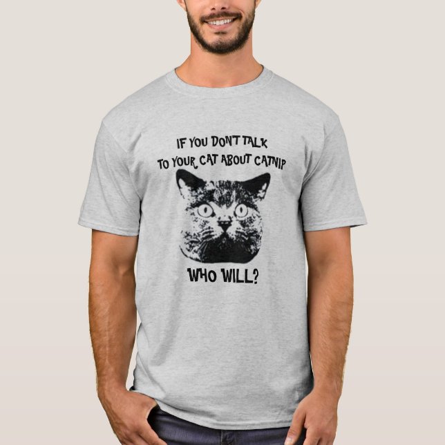 CAMISETA SI NO HABLAS CON TU GATO ACERCA DE GANADO... (Anverso)