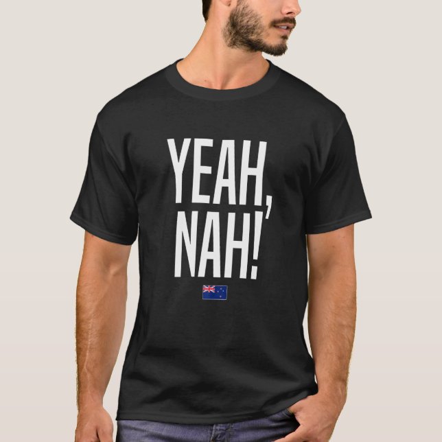 Camiseta Sí No jerga de Nueva Zelanda Premium (Anverso)