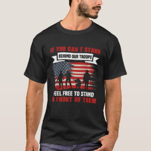Camiseta Si no puedes apoyar nuestro regalo de tropas estad