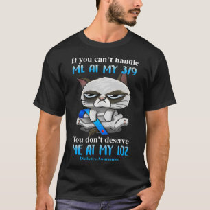 Camiseta Si no puedes manejarme con mi diabetes de 379 gato