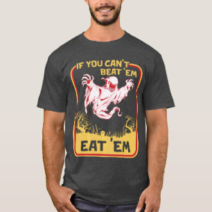 Camiseta Si no puedes vencerlos Película de terror retro