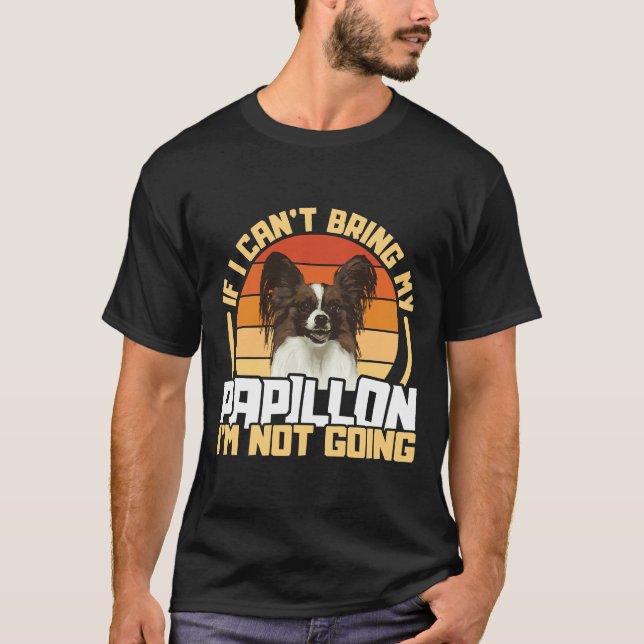Camiseta Si No Puedo Traer Mi Papillón No Voy (Anverso)