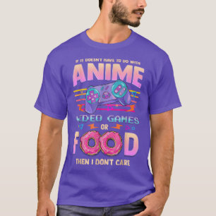 Camiseta Si no son los videojuegos animados o la comida II