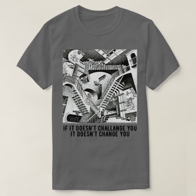 Camiseta Si no te reta, no te cambia (Diseño del anverso)